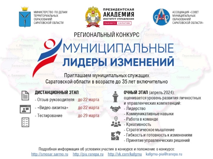 Конкурс  "Муниципальные лидеры изменений - 2024".