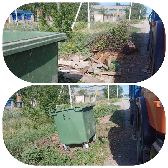 Уборка контейнерных площадок.