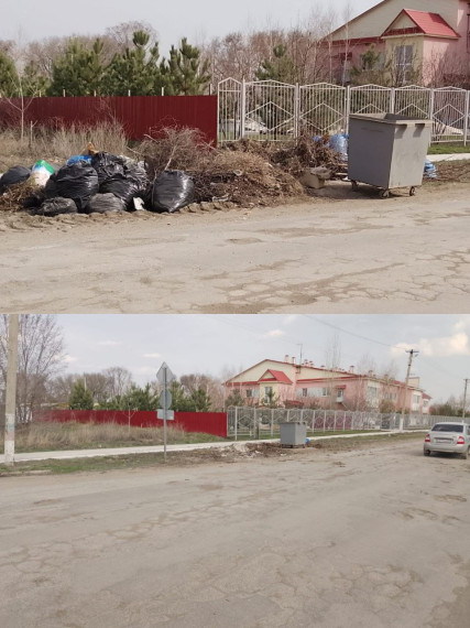 Уборка контейнерных площадок.