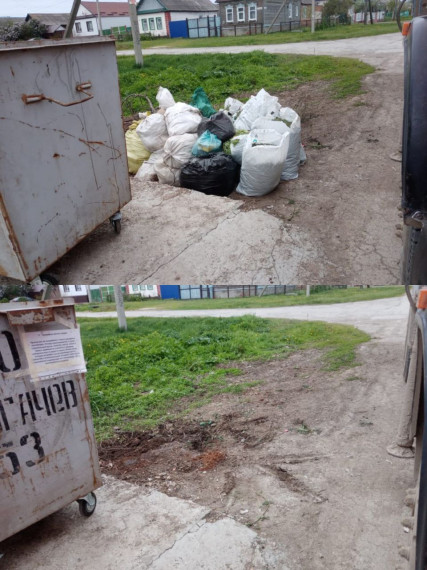 Уборка контейнерных площадок.