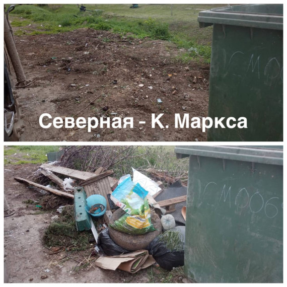 Уборка контейнерных площадок.