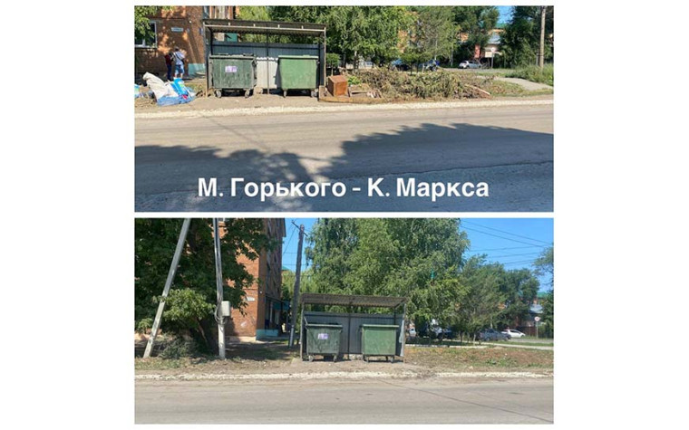 Уборка контейнерных площадок.