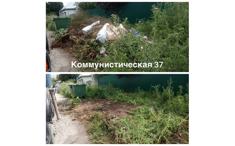 Уборка контейнерных площадок.