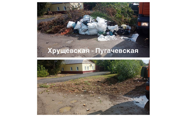 Уборка контейнерных площадок.