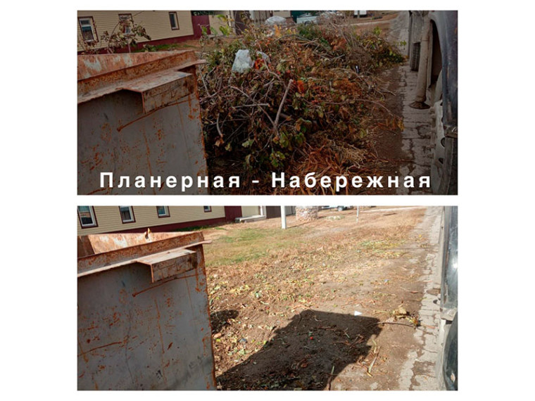 Уборка контейнерных площадок.