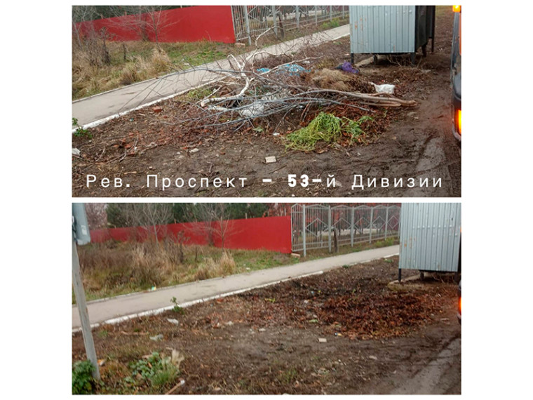 Уборка контейнерных площадок.