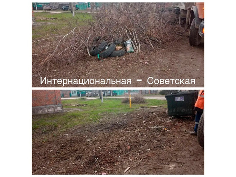 Уборка контейнерных площадок.